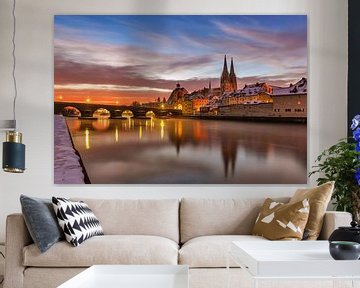 Regensburg at sunrise by Thomas Rieger