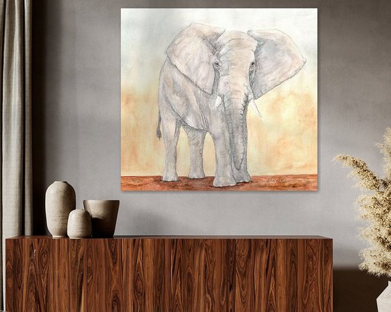 Example of the artwork in a room