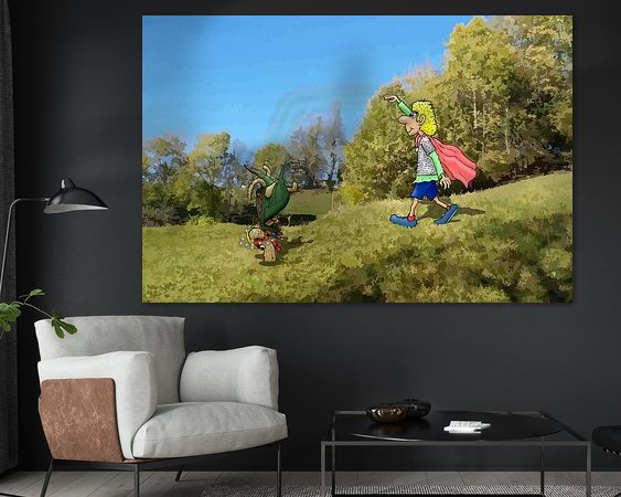 Example of the artwork in a room