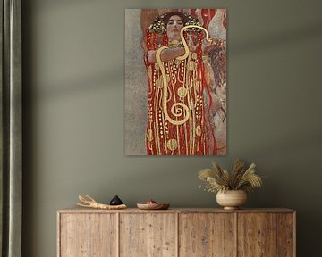 Hygieia - Gustav Klimt van Gisela - Art for you