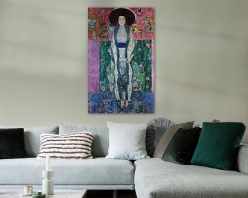 Portrait of Eugenia - Gustav Klimt van Gisela - Art for you
