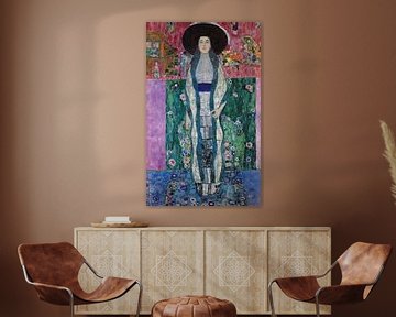 Portrait of Eugenia - Gustav Klimt van Gisela - Art for you