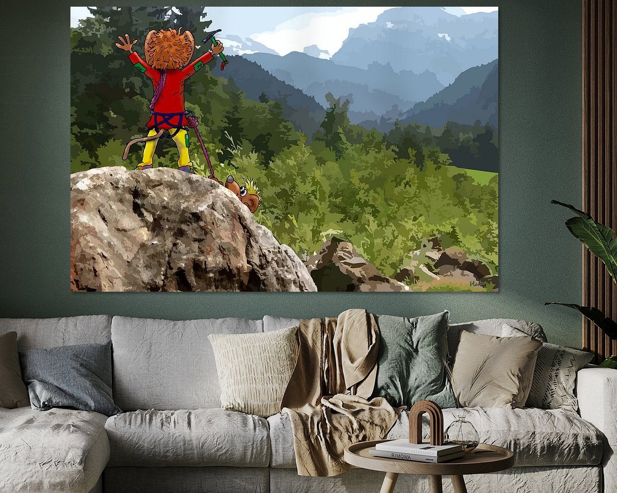 Example of the artwork in a room
