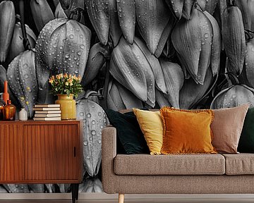 Blumen in Schwarzweiss