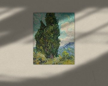 Cypresses, Vincent van Gogh