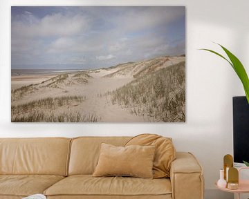Paysage de dunes Côte de la mer du Nord sur Margreet Riedstra