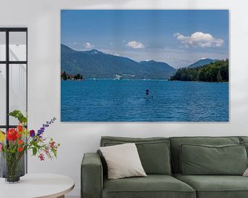 Wunderschöne Seenlandschaft am Walchensee von Oliver Hlavaty