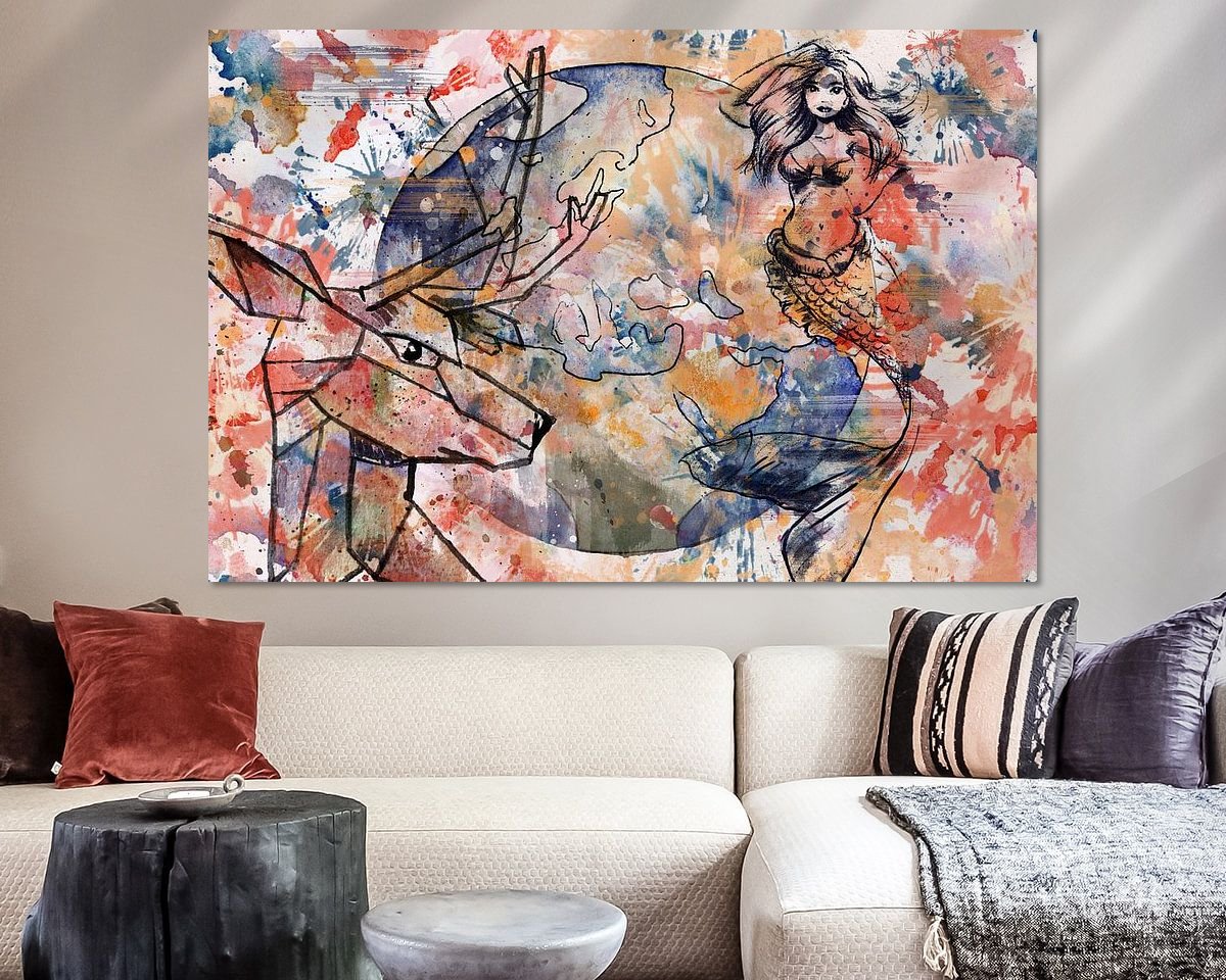 Example of the artwork in a room