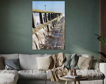 The frozen jetty by Stephanie van den Belt