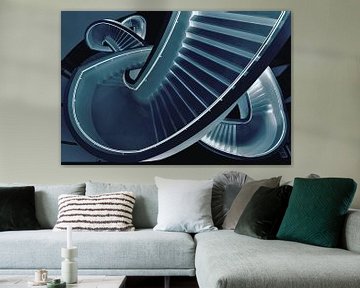 Escalier bleu, Henk van Maastricht sur 1x