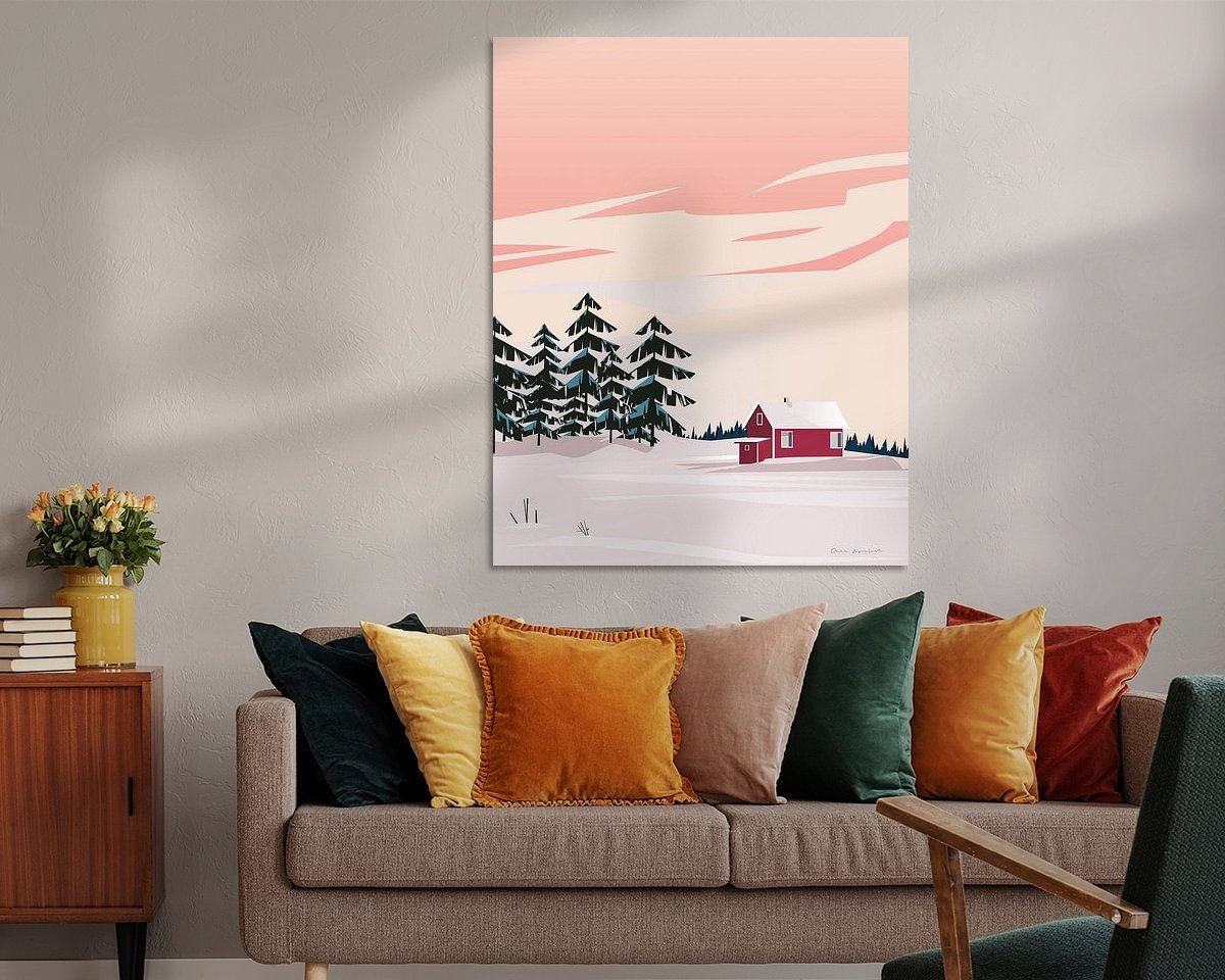 Example of the artwork in a room