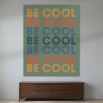 Retro Words II Green, Wild Apple Portfolio van Wild Apple