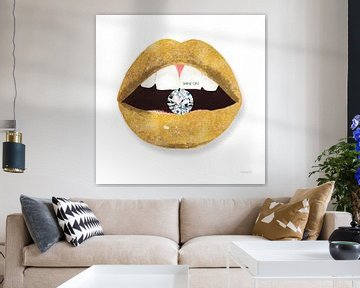 Gouden lippen II, Mercedes Lopez Charro van Wild Apple