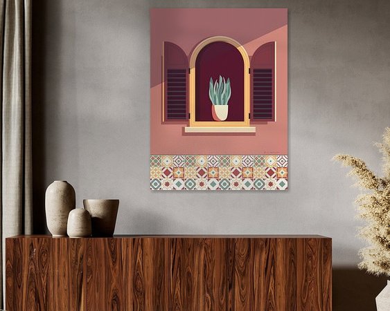 Example of the artwork in a room