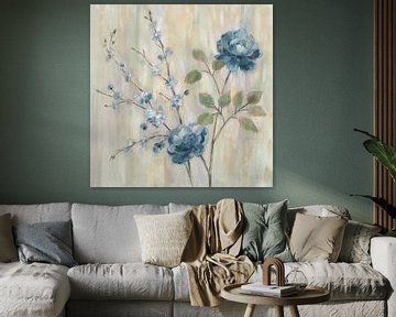 Contemporary Chinoiserie Blue, Silvia Vassileva