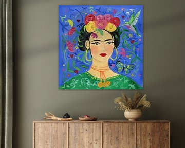 Frida blauw, Farida Zaman van Wild Apple