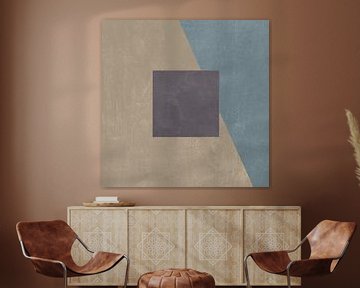 Blauwe zijde abstract II, Avery Tillmon