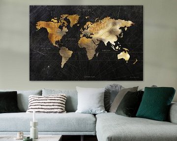 Dramatic World Map, Omar Escalante