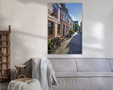 Straße in Leiden von Dirk van Egmond