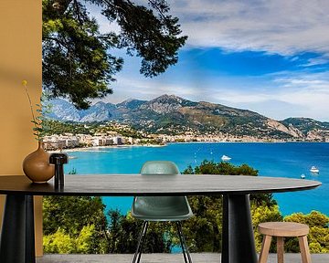 Menton on the Côte d'Azur in France by Werner Dieterich