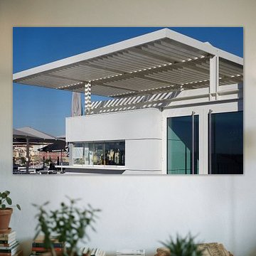 Restaurant at the Elevador Baixa in Lisbon.