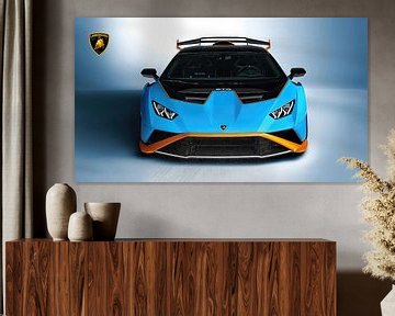 Lamborghini Huracán STO met embleem van Gert Hilbink
