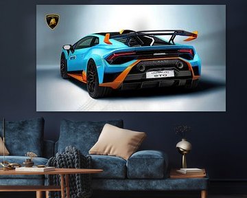 Lamborghini Huracán STO met embleem van Gert Hilbink