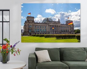 De Reichstag in Berlijn van Udo Herrmann