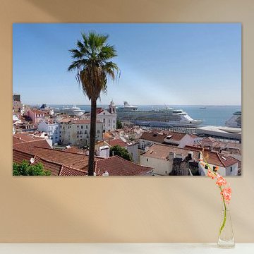 Kreuzfahrtschiffe im Hafen von Lissabon
