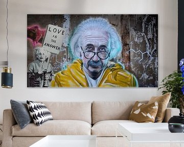 Street art Einstein van Gisela - Art for you