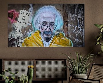 Straßenkunst Einstein von Art for you made by me