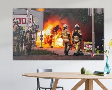 Zeer grote brand in Soesterberg van Damian Ruitenga