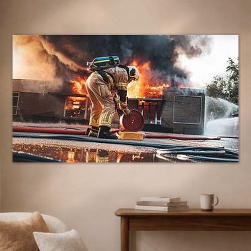 Un très grand incendie à Soesterberg