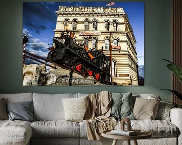Steampunk-Lokomotive Neuseeland