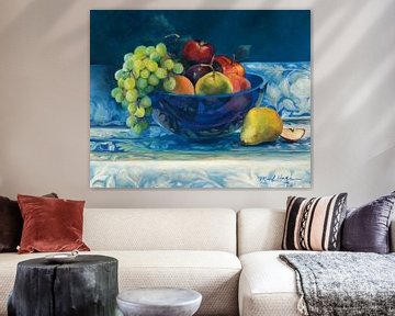 Fruit in kobaltkom, Marilyn Hageman van Wild Apple