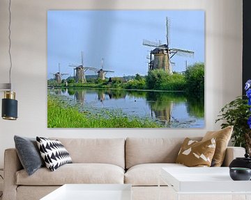 Die Windmühlen von Kinderdijk Holland von Jessica Berendsen