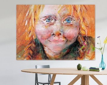 Meisje met rood haar en binnenpretjes van Anita Snik-Broeken