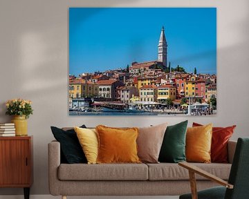 Vue de la ville de Rovinj en Croatie sur la mer Adriatique sur Animaflora PicsStock