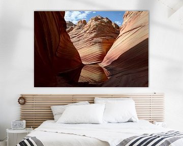 Rock formations in the North Coyote Buttes, part of Vermilion Cliffs National Monument. This area is by Frank Fichtmüller
