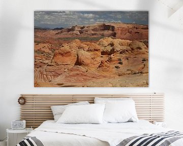 Rotsformaties in de North Coyote Buttes, deel van het Vermilion Cliffs National Monument. Dit gebied