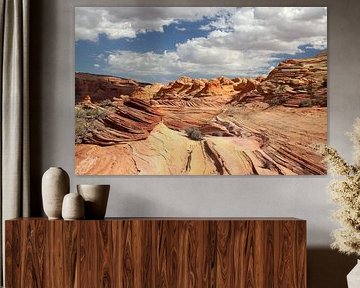 Rotsformaties in de North Coyote Buttes, deel van het Vermilion Cliffs National Monument. Dit gebied van Frank Fichtmüller