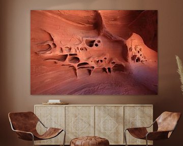 Windstone Arch, kleine Höhle im Valley of Fire State Park, Nevada von Frank Fichtmüller