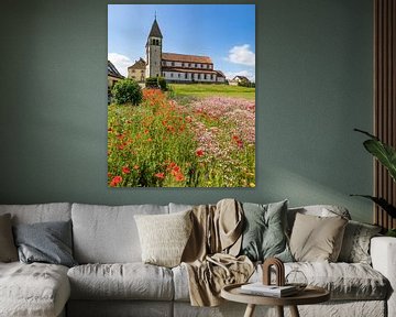 Kerk van Sint Petrus en Paulus op het eiland Reichenau