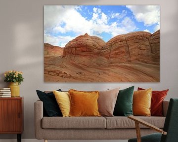 Rotsformaties in de North Coyote Buttes, deel van het Vermilion Cliffs National Monument. Dit gebied van Frank Fichtmüller