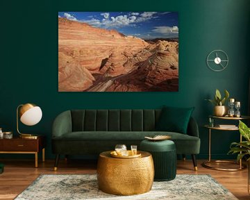 Rotsformaties in de North Coyote Buttes, deel van het Vermilion Cliffs National Monument. Dit gebied