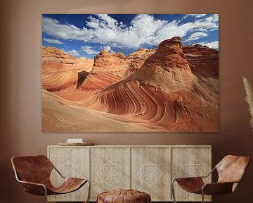 Rotsformaties in de North Coyote Buttes, deel van het Vermilion Cliffs National Monument. Dit gebied