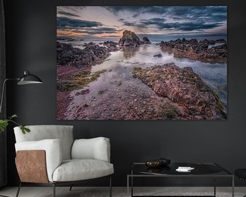 Rocky coast at Eyemouth by Sander Poppe