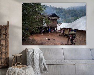 Indigenes Dorf in Laos von Floris Verweij