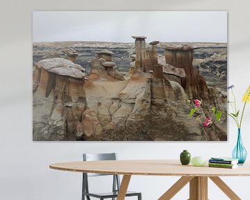 Bisti Badlands, chocolade hoodoos, New Mexico, VS van Frank Fichtmüller