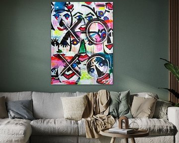 Moderne Kunst XO XO Street Art